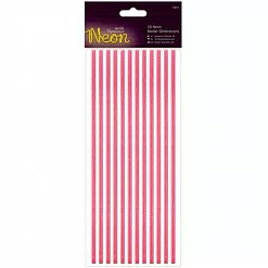 Набор акриловых наклеек с глиттером "Полоски. Неон. Розовый" (DoCrafts) Набор акриловых наклеек с глиттером "Полоски. Неон. Розовый" (DoCrafts)