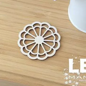 Украшение из чипборда "Ажурный круг" (LeoMammy)