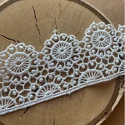 Кружево "Молочное. Круглые салфеточки", ширина 4 см, длина 1 м (Magic Hobby)