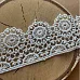 Кружево "Молочное. Круглые салфеточки", ширина 4 см, длина 1 м (Magic Hobby)
