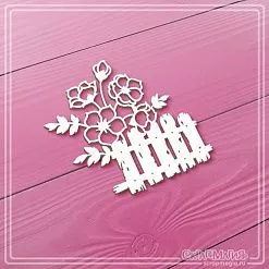 Чипборд "Любимый сад", 6,7х6,6 см (СкрапМагия)
