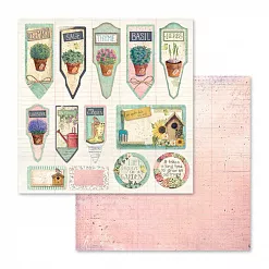 Набор бумаги 30х30 см "Garden", 10 листов (Stamperia)