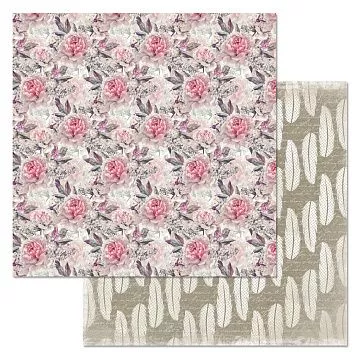 Бумага "Фономикс. Танцы ветра. Розовый пион" (ScrapMania)