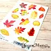 Набор наклеек А6 "Школьный вальс. Листья" (ScrapMania)