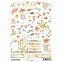 Скрап-карта А4 "Варенье из одуванчиков. Картинки и ярлычки" (ScrapMania)