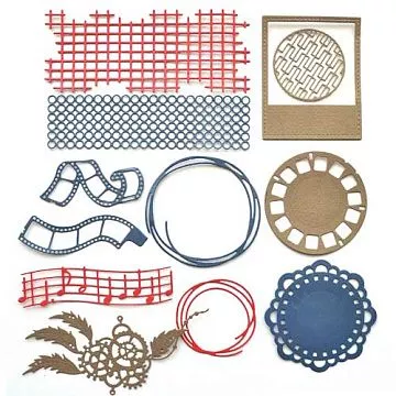 Набор вырубок из бумаги "Фантазия" (ScrapMania)