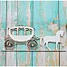 Украшение из чипборда "Карета" (ScrapКрым)