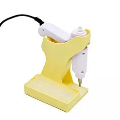 Подставка для клеевого термопистолета, желтая матовая, 1 шт Подставка для клеевого термопистолета, желтая матовая, 1 шт