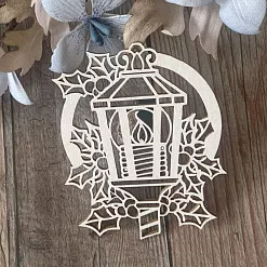 Чипборд "Новогодний фонарь", 4,8х6,2 см (LeoMammy) Чипборд "Новогодний фонарь", 4,8х6,2 см (LeoMammy)