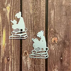 Нож "Чтение", 4х5,7 см (Scrapman)