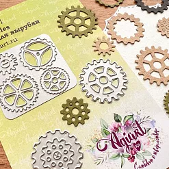 Нож "Сет шестеренки", 3х3 см (AgiArt)