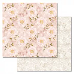 Бумага "Винтажные мысли. Кружево пионов" (ScrapMania)