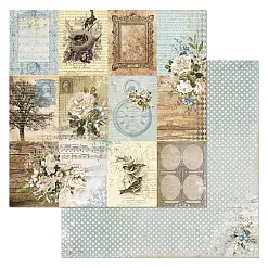 Бумага "Эхо прошлого. Карточки" (ScrapMania) Бумага "Эхо прошлого. Карточки" (ScrapMania)