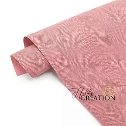 Отрез экокожи 50х70 см "Переплетный. Питон. Пыльная роза" (HobbyCr)