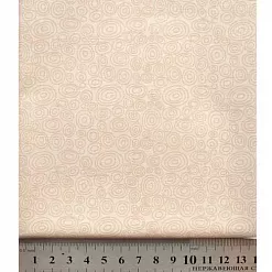 Отрез ткани 50х55 см "Кремовые кругляши" (PEPPY)