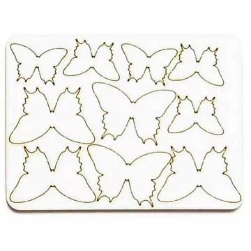 Набор украшений из чипборда "Бабочки 2" (AL)