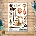 Набор наклеек А6 "Волшебник. Знаки" (ScrapMania)