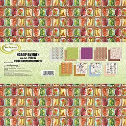 Набор бумаги 30х30 см "Приятного аппетита", 9 листов (Mr.Painter) Набор бумаги 30х30 см "Приятного аппетита", 9 листов (Mr.Painter)