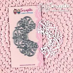 Нож "Салфетка", 6,2х9,3 см (Scrapiki) Нож "Салфетка", 6,2х9,3 см (Scrapiki)
