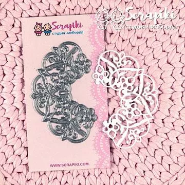 Нож "Салфетка", 6,2х9,3 см (Scrapiki) Нож "Салфетка", 6,2х9,3 см (Scrapiki)