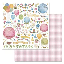 Бумага "День Рождения. Картинки" (ScrapMania)