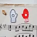 Нож "Варежка", 2,7х1,6 см (Scrapfriend)