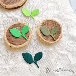 Нож "Снежноягодник. Листик", 2,7х2,2 см (ScrapMania)