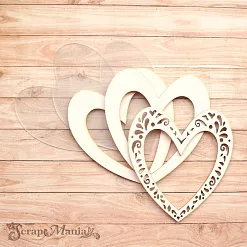 Чипборд "Алиса в сказке. Шейкер. Черви большой" (ScrapMania) Чипборд "Алиса в сказке. Шейкер. Черви большой" (ScrapMania)