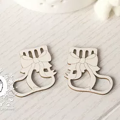 Набор украшений из чипборда "Пара носочков" (LeoMammy)