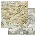 Набор бумаги 30,5х30,5 см "Фономикс. Карты. Том 1", 12 листов (ScrapMania)