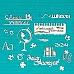 Набор украшений из чипборда "С днем учителя" (CraftStory)