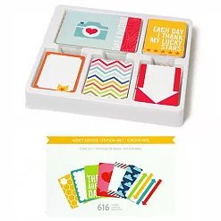 Большой набор карточек "Honey", 616 штук (American Crafts)