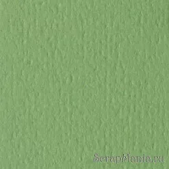 Кардсток Bazzill Basics 30,5х30,5 см однотонный с текстурой апельсиновой кожуры, цвет травяной