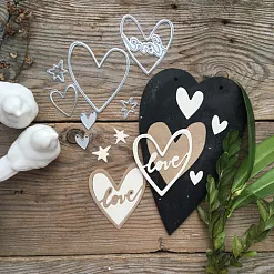 Набор ножей для вырубки "Реальная любовь" (MimiCut)