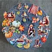 Набор высечек из ткани "Художница Осень", 30 шт (ScrapMania)