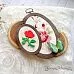 Нож "Пяльцы. Овальные с розой", 6,5х11 см (ScrapMania)