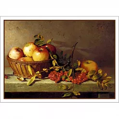 Тканевая карточка мини "Дары осени. Спелые яблочки" (ScrapMania) Тканевая карточка мини "Дары осени. Спелые яблочки" (ScrapMania)