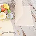Заготовка для открытки 10х15 см из дизайнерской бумаги Shyne Pearly White