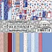 Набор бумаги 20х20 см "Снеговички", 12 листов (ScrapMania)