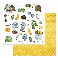 Набор бумаги 20х20 см для вырезания и вдохновения "Профессии", 6 листов (ScrapMania)