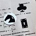 Нож "Алиса в Стране чудес", 6х4 см (Scrapfriend)