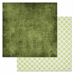 Набор бумаги 30,5х30,5 см "Фономикс. Зеленый", 12 листов (ScrapMania)