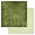 Набор бумаги 30,5х30,5 см "Фономикс. Зеленый", 12 листов (ScrapMania)