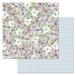 Набор бумаги 20х20 см "Новогодние гномы", 12 листов (ScrapMania)