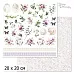 20х20 Бумага "Цветочная вуаль. Дизайн 6" (ScrapMania)