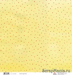 Бумага "Красные точки" (Rayher)