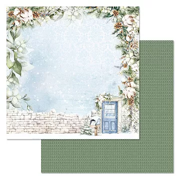 Бумага "Времена года: зима. Снегопад" (ScrapMania)