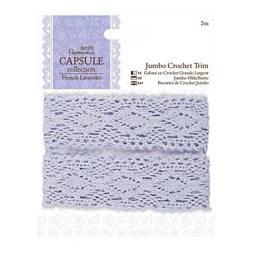 Тесьма кружевная "French lavander", ширина 3,6 см, длина 2 м (DoCrafts)