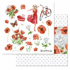 Набор бумаги 20х20 см для вырезания и вдохновения "Персонажи", 6 листов (ScrapMania)