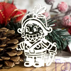 Чипборд "Новый год. Щелкунчик", 4,8х7,7 см (Fantasy)